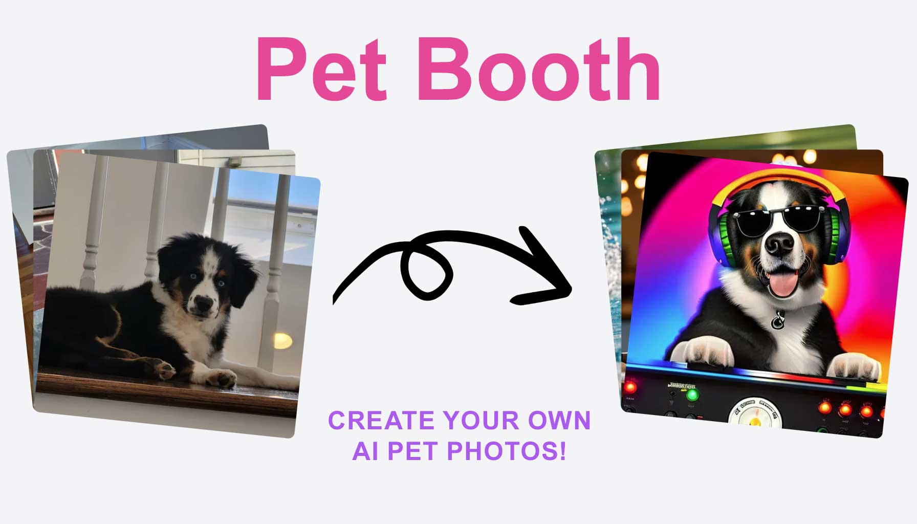 Unleash Your Pet's Personality with Pet Booth's AI-Generated Photos