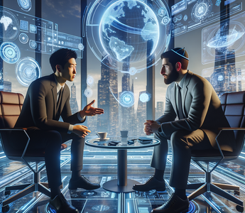  Jensen Huang and Mark Zuckerberg Discussing the Future of Graphics and Virtual Worlds at SIGGRAPH 2024