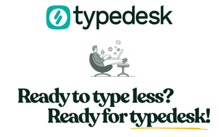 Typedesk: Revolutionize Your Writing with AI - Special Offer for ToolPilot Readers!