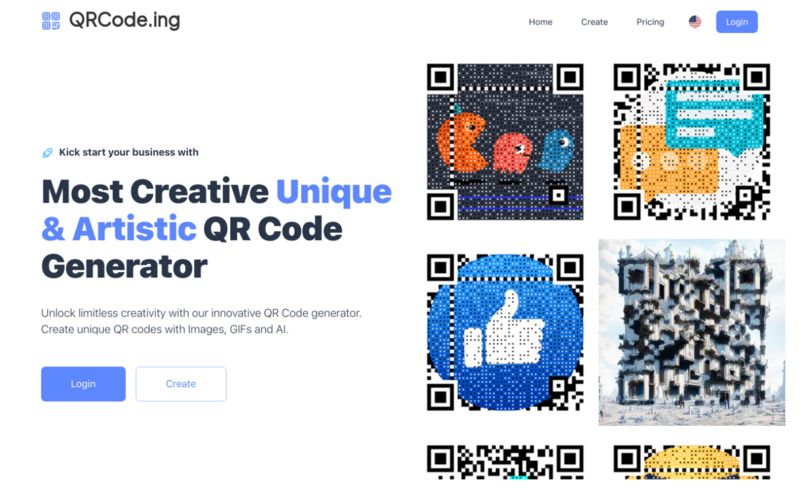 QRcode.ing - Unique & Artistic QR Code Generator – ToolPilot