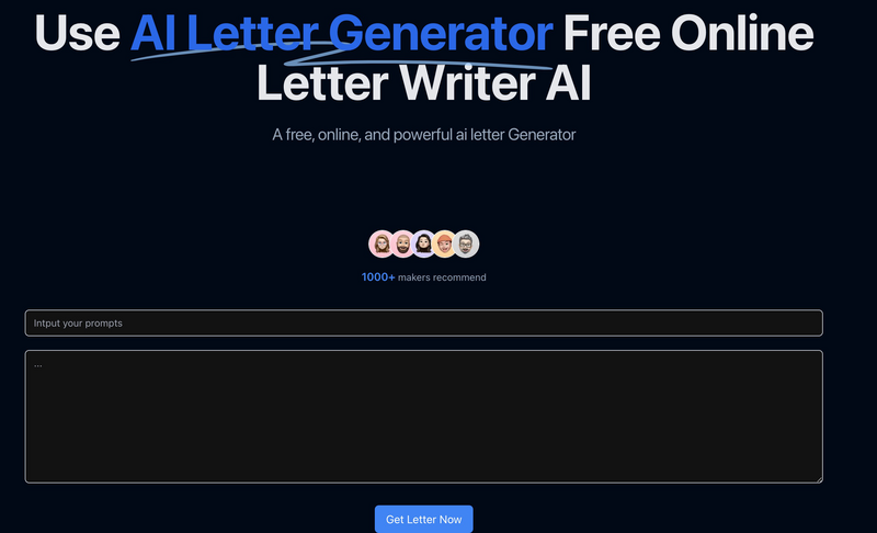 AI Letter Generator - Free AI Letter Writer β ToolPilot