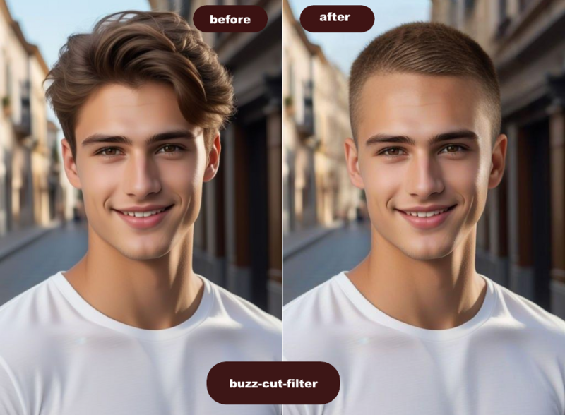 Buzz cut filter - Free AI Buzz Cut  Online ｜Try Virtual Buzz Cut with AILab Tools
