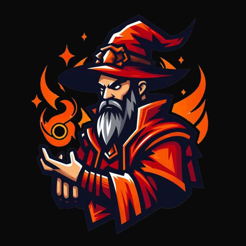 Pyromancer - Esports Mascot for Logos Generator
