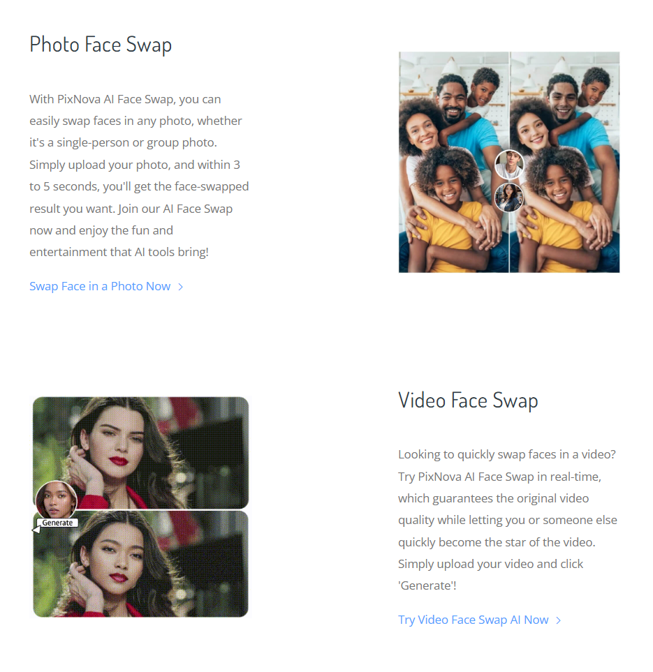 PixNova Face Swap - Free AI Face Swap Tool – ToolPilot