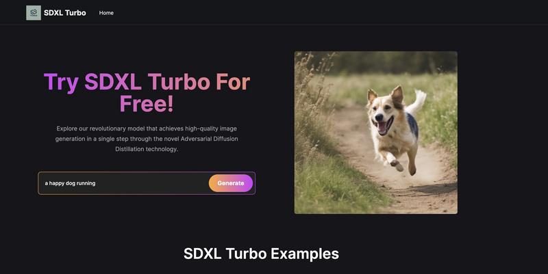 SDXL Turbo Playground - High-Quality AI Image Generation
