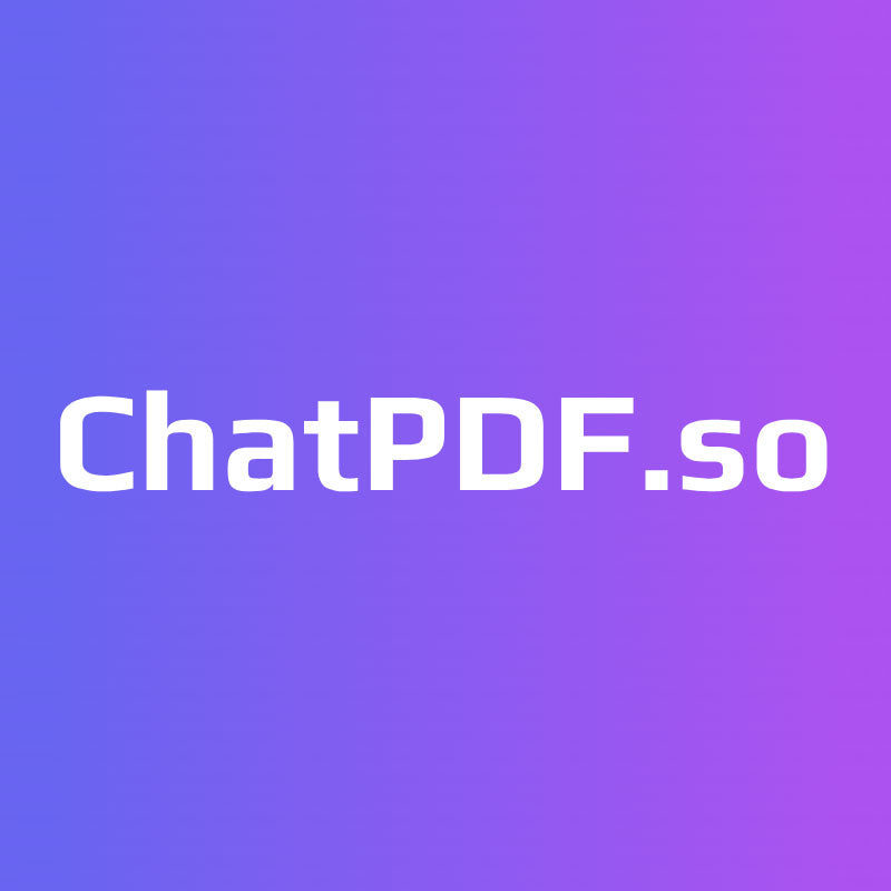 Interact Tools.pdf Chatpdf.so - AI Tool To Interact With PDF Documents. – ToolPilot