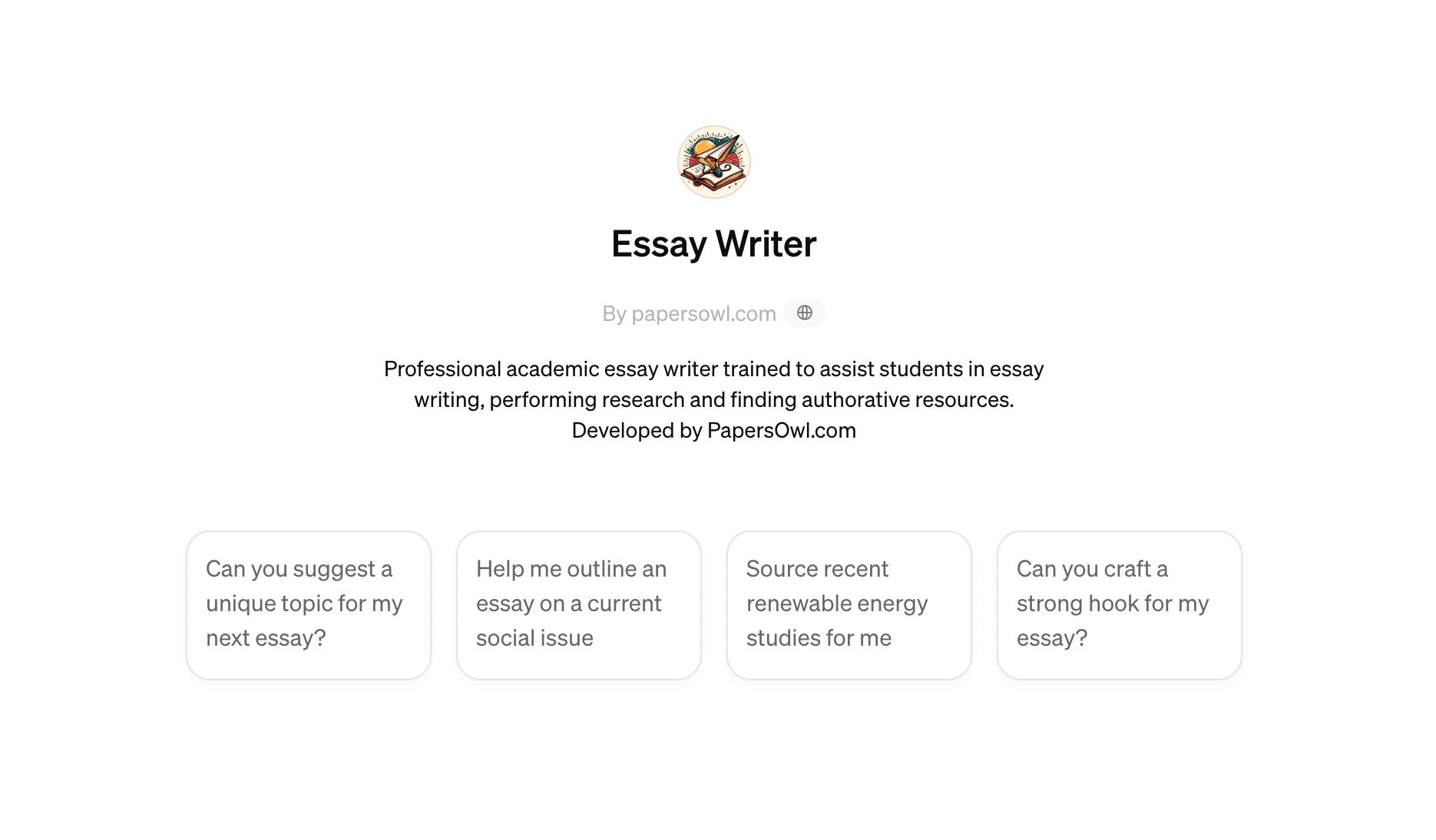 Essay Writer - AI Tool To Enhance Academic Writing Process