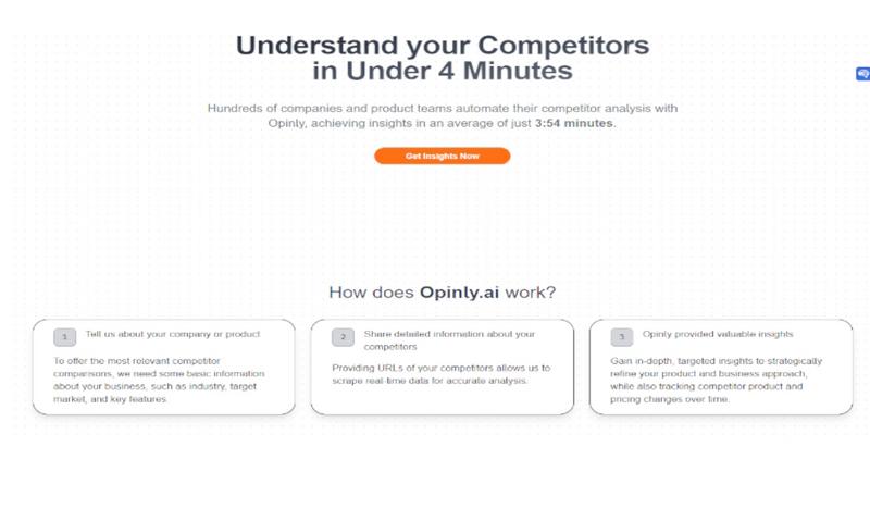 Opinly.ai - Competitor Research and Insights with AI