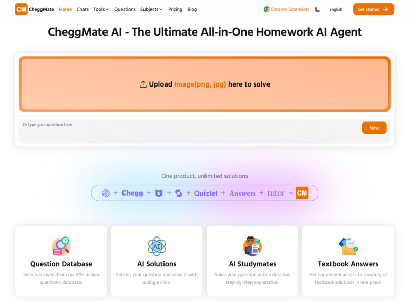 CheggMate - All-in-One Homework AI Agent and Copilot