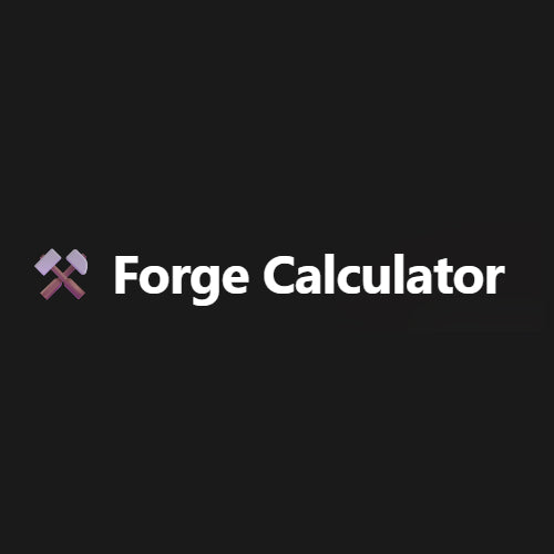 forge calculator - Free Forge Calculator for The Forge Roblox game
