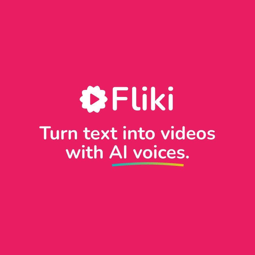 Fliki - Turn text into videos with AI voices