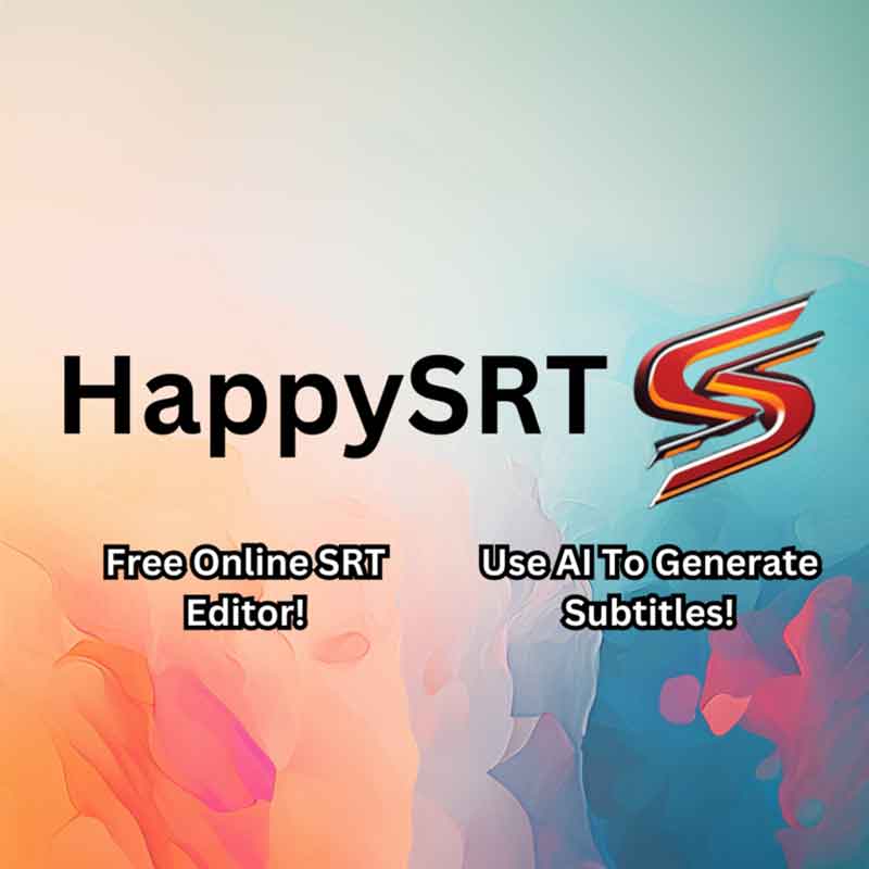 HappySRT - Automatically Generate Subtitles From Youtube URLs