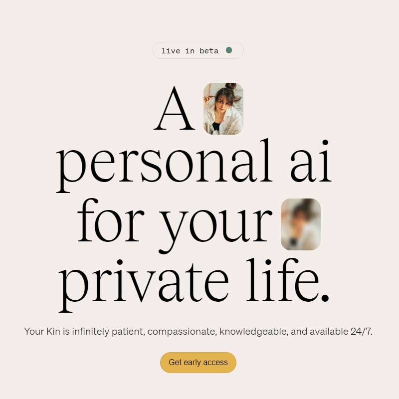 Kin - Privacy First AI Personal Assistant – ToolPilot
