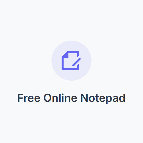 Free Online Notepad - Free Online Notepad: Write, Save, and Share Your ...