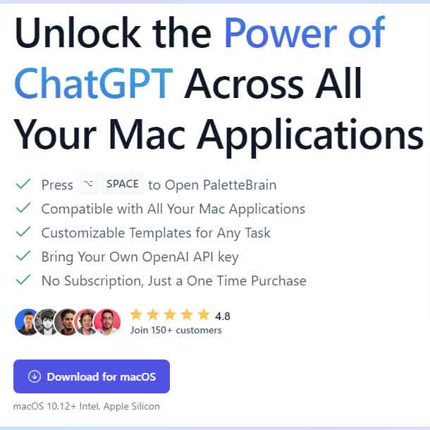 PaletteBrain - Enable ChatGPT Capabilities Across All Mac Apps