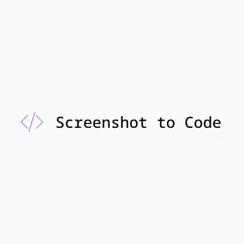 Screenshot to Code - Screenshot to Code - AI-Powered Code Generator ...