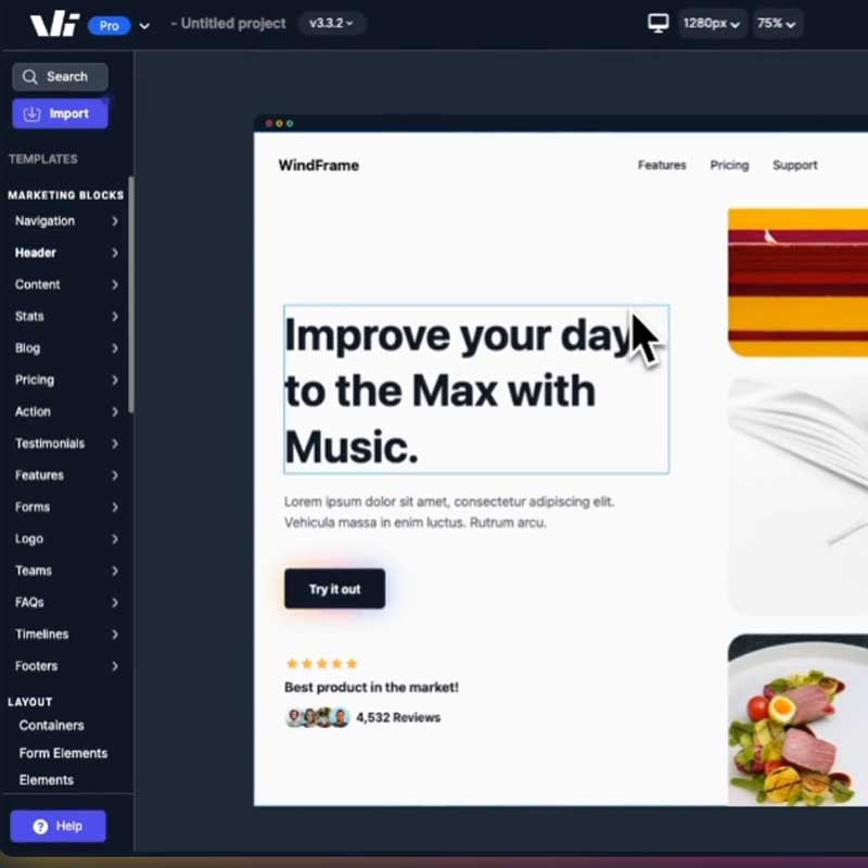 Windframe - AI Tailwind CSS Page Builder – ToolPilot